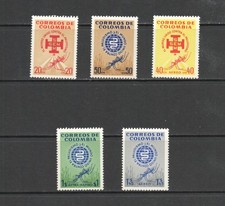 T3320 Colombie 1962 Éradication Du Paludisme 5v MNH