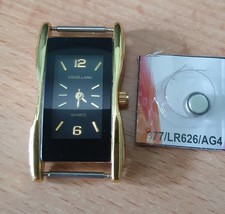 EXCELLANC QUARTZ Damen Armbanduhr Metall gelb mit Batterie