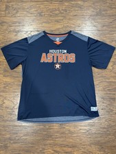 Houston Astros Dynasty Performance T-Shirt Navy 2XL XXL MLB Dri-FIT Style