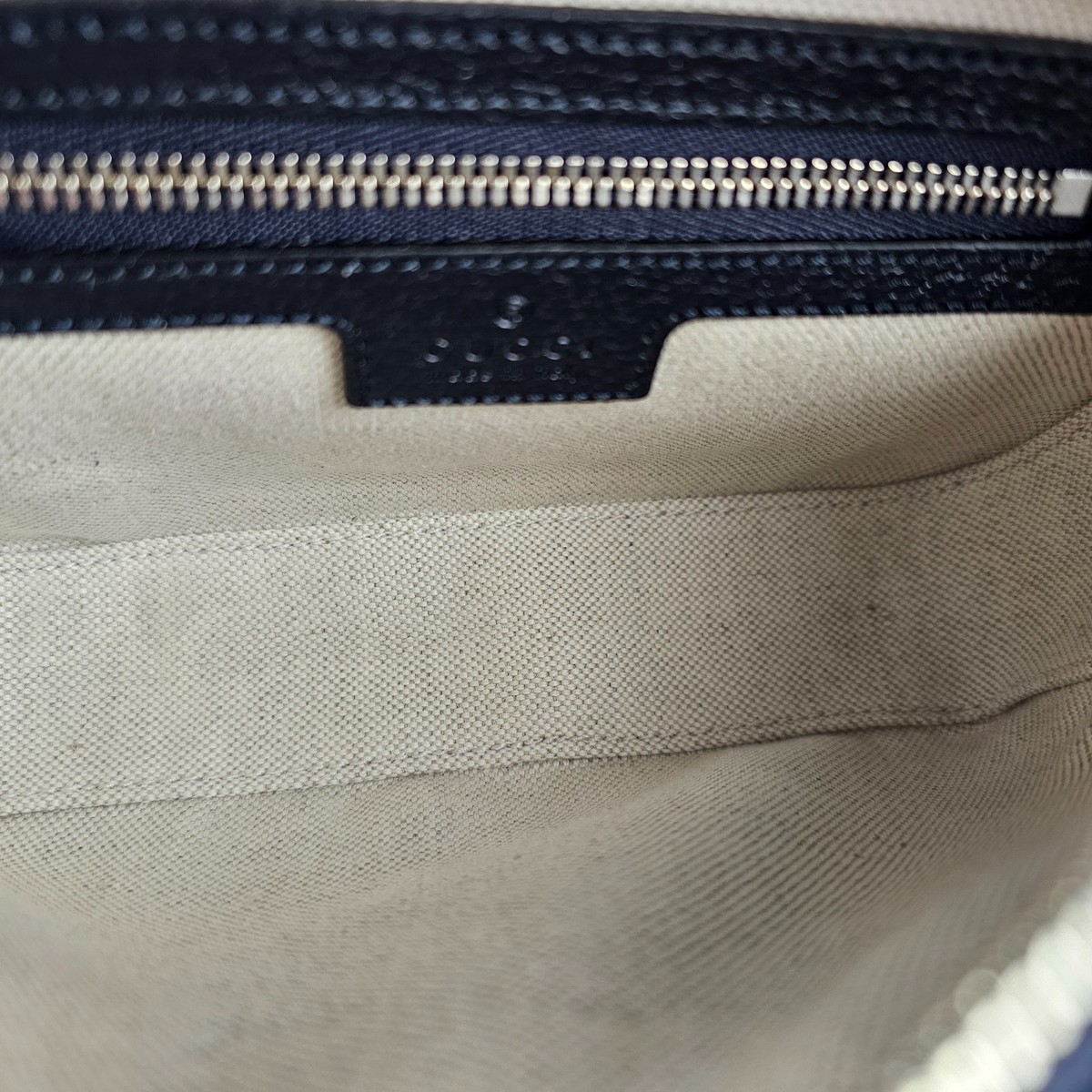 GUCCI Ophidia Mini $1850 Beige And Blue GG Canvas Shoulder Bag New