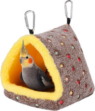 Medium Winter Warm Bird Nest for Cage - Comfortable Bird Bed with Support Board,