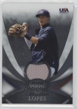 2010 Bowman Sterling USA Baseball Relics Christian Lopes #USAR-7 05fv