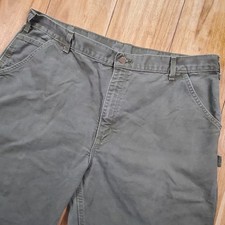 Carhartt Men's Carpenter Pants B11-MOS Regular Fit SIZE 42 x 30 Green Workwear