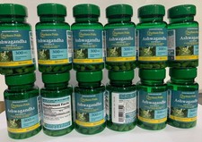 12 x Puritan's Pride Ashwagandha Standardized Extract 300 mg - 50 Capsules
