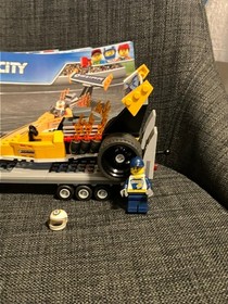 Lego City Dragster Transporter, set 60151 retired, used 
