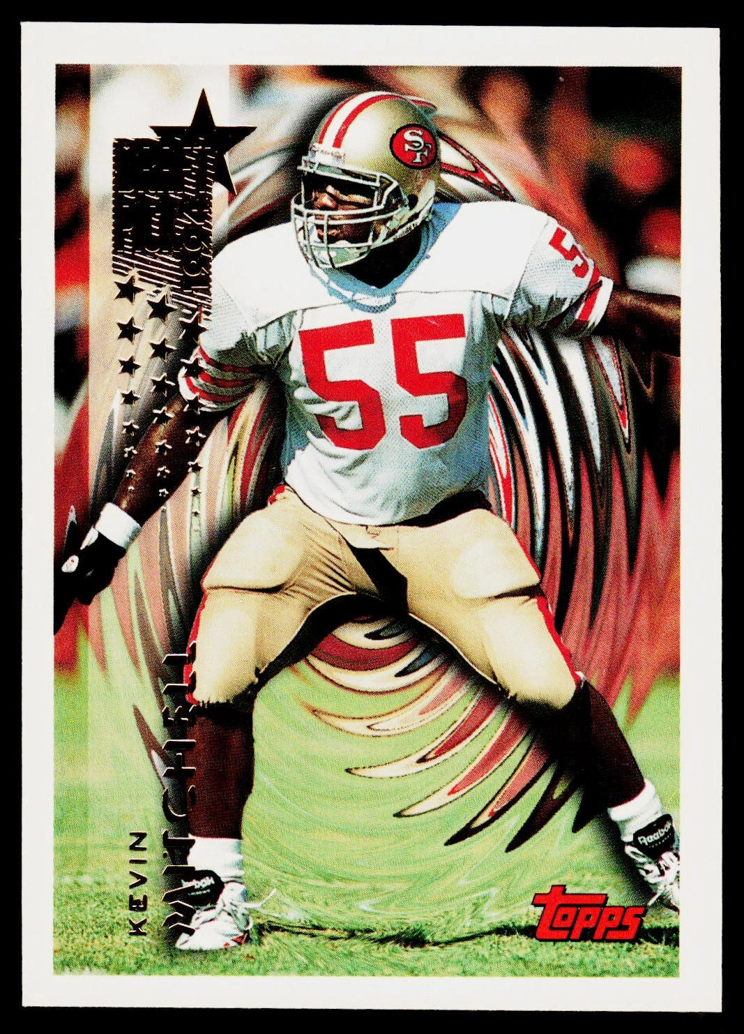 1994 TOPPS #581 KEVIN MITCHELL SAN FRANCISCO 49ERS LINEBACKER