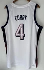 Stephen Curry "USA" Signed Nike 2024 Olympics Auto Jersey Warriors USASM BAS LOA