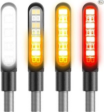 4PCS Flowing Turn Signal Lights Turning Indicators Daytime R Size: CNC Version