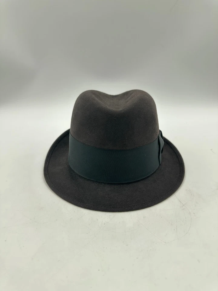 De colección Stetson Royal Stetson Marrón Fedora Sombrero Piel Fieltro Famoso Barr Co Foto 4 de 4