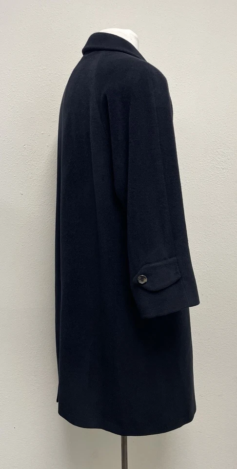 Burberry London темно-Angora шерстяная смесь автомобиля пальто середины бедра пальто Великобритании 10 / США 8 - Изображение 3 из 4