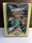 NIB ‘84 Paci-face Poodle Wheat/Green Cabbage Patch Girl In Rare Mint Overalls