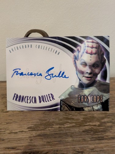 Vintage 2002 Season 3 Farscape Autograph Card A20 Francesca Buller Raxil