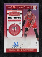 2019 Contenders Rookie Sticker The Finals Ticket 10/49 Daniel Gafford Auto 1d0h