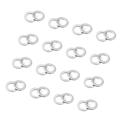 #ad 100 Packs Small Metal Washers Fits for Industrial Screws M3 x 5mm x 0.5mm $11.35