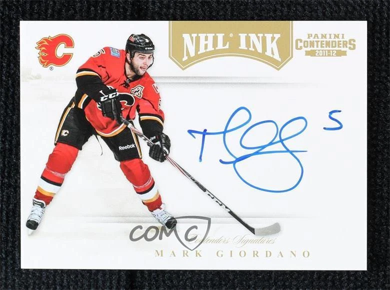 Mark Giordano trading card