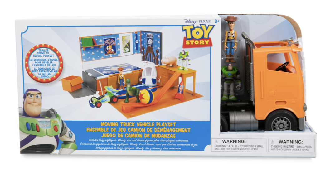Disney Parks Pixar Toy Story Moving Truck Vehicle Play Set New