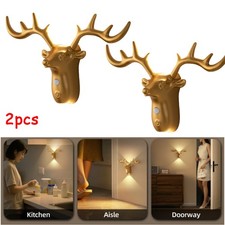 2x Modern LED Wall Light Up Down Sconce Indoor Light Fixtures with Motion Sensor