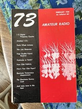 73 Amateur Radio magazine Lot Of 13 Issues 1968-1969 Ham Radio