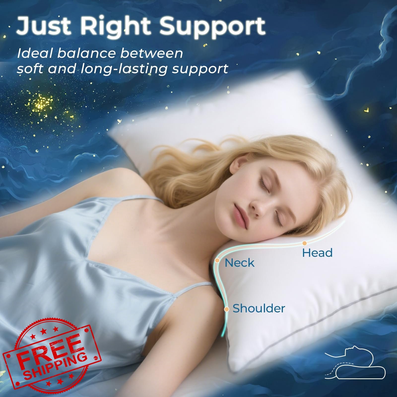 Set Of 4 Down Alternative Hotel Quality