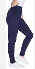 American Apparel Denim Blue Jeans The Easy Jean High Waist Skinny Size M