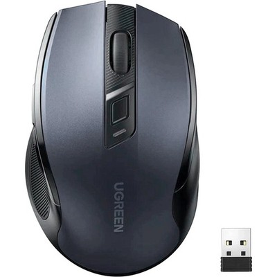 Kabellose Maus Bluetooth 5.0 2.4 GHz USB-A 4000 DPI Ugreen Maus Schwarz