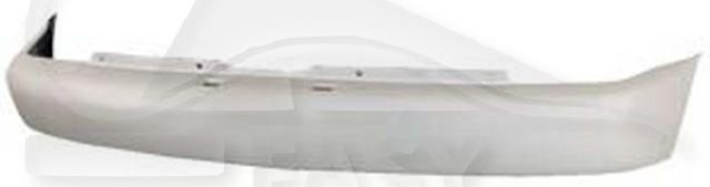 Pare-choc arrière à peindre pour Volkswagen Polo 1994 à 1996 en plastique ABS