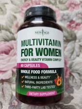NEW AGE Multivitamin for Women ~ B-Complex, Whole Foods, Hair Support