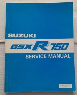 Factory Service Manual Suzuki GSXR 750 Free UK Postage