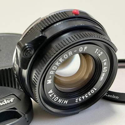 Minolta M Rokkor 40mm F2 for sale - eBay