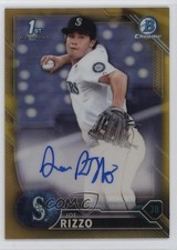 2016 Bowman Draft Chrome Pick Gold Refractor 18/50 Joe Rizzo #CDA-JR Auto 0rj8