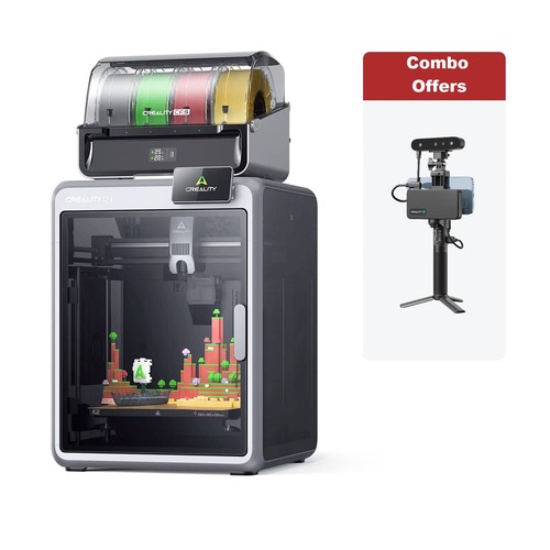 Creality K2 Plus Combo 3D Printer With CR-Scan Ferret Pro 3D Scanner