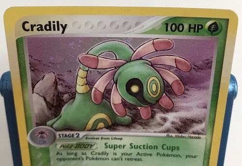 Cradily 3/100 EX Sandsturm Holo Rare Swirl E Serie Vintage Pokemon TCG Karte NM - Bild 3 von 11