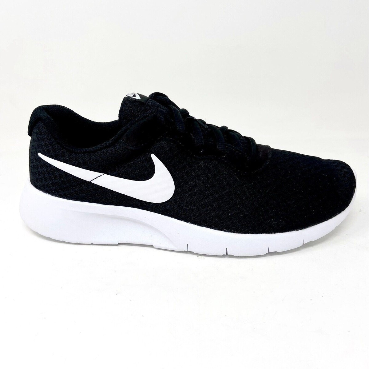 Nike Tanjun Black White GS Grade School Kids Running Shoes 818381