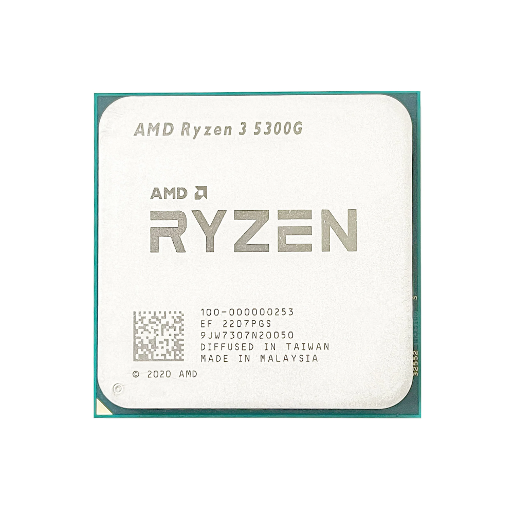 AMD Ryzen 3 5300G - Socket AM4, 4 Cores, 8 Threads, 4.0 GHz, 2 MB