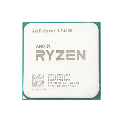 AMD Ryzen 3 5300G - Socket AM4, 4 Cores, 8 Threads, 4.0 GHz, 2 MB