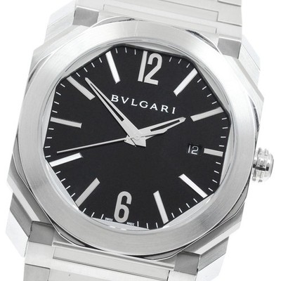 BVLGARI Octo BGO41S Date Black Dial Automatic Men's Watch_961831