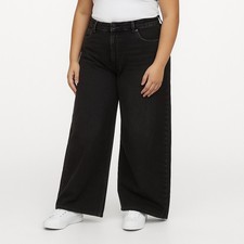 Wild Fable Low Rise Baggy Jeans Women  s 17 Black Extra Wide Leg Vintage Style