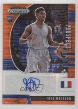 2020 Panini Prizm Draft Picks Prospect Orange Pulsar 16/49 Theo Maledon Auto 4l3