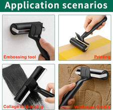 Soft Rubber Brayer Rollers for Crafting Brayer Rollers for Printmaking Brayer...