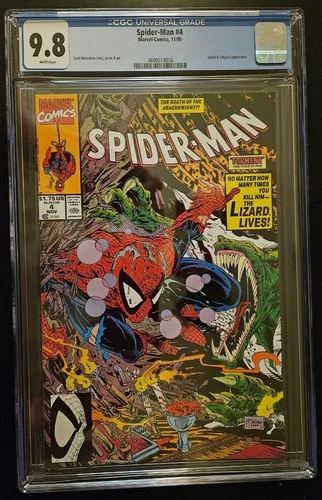 Marvel Comics Spider-Man # 4 November 1990 CGC Grade Of 9.8 Comic Book McFarlane