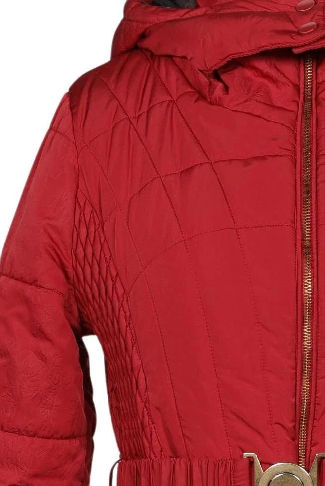 Desigual Mantel Damen Jacke Parka Gr. 42 Rot #1oajcfh