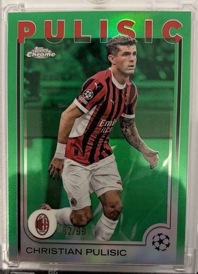 2024-25 Topps Chrome Uefa Club Competitions - Christian Pulisic #76 Green /99