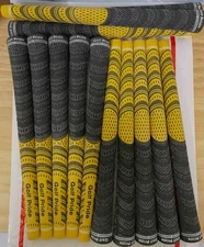 13x Golf Pride New Decade Multicompound MIDSIZE Golf Club Grips Set Yellow/Black