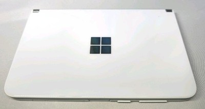 Microsoft Surface Duo (256 GB) Glacier White, AT&T, Google Lock, Vertical Lines