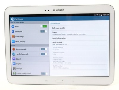 Samsung Galaxy Tab 3 GT-P5210 16GB 10.1in White Android Tablet; 6176102