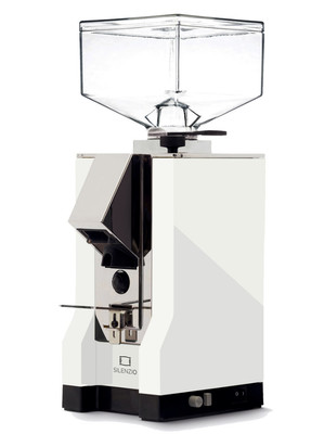 Eureka Mignon Silenzio 55 Espressomühle - Timer & sehr leise - Weiß 16CR