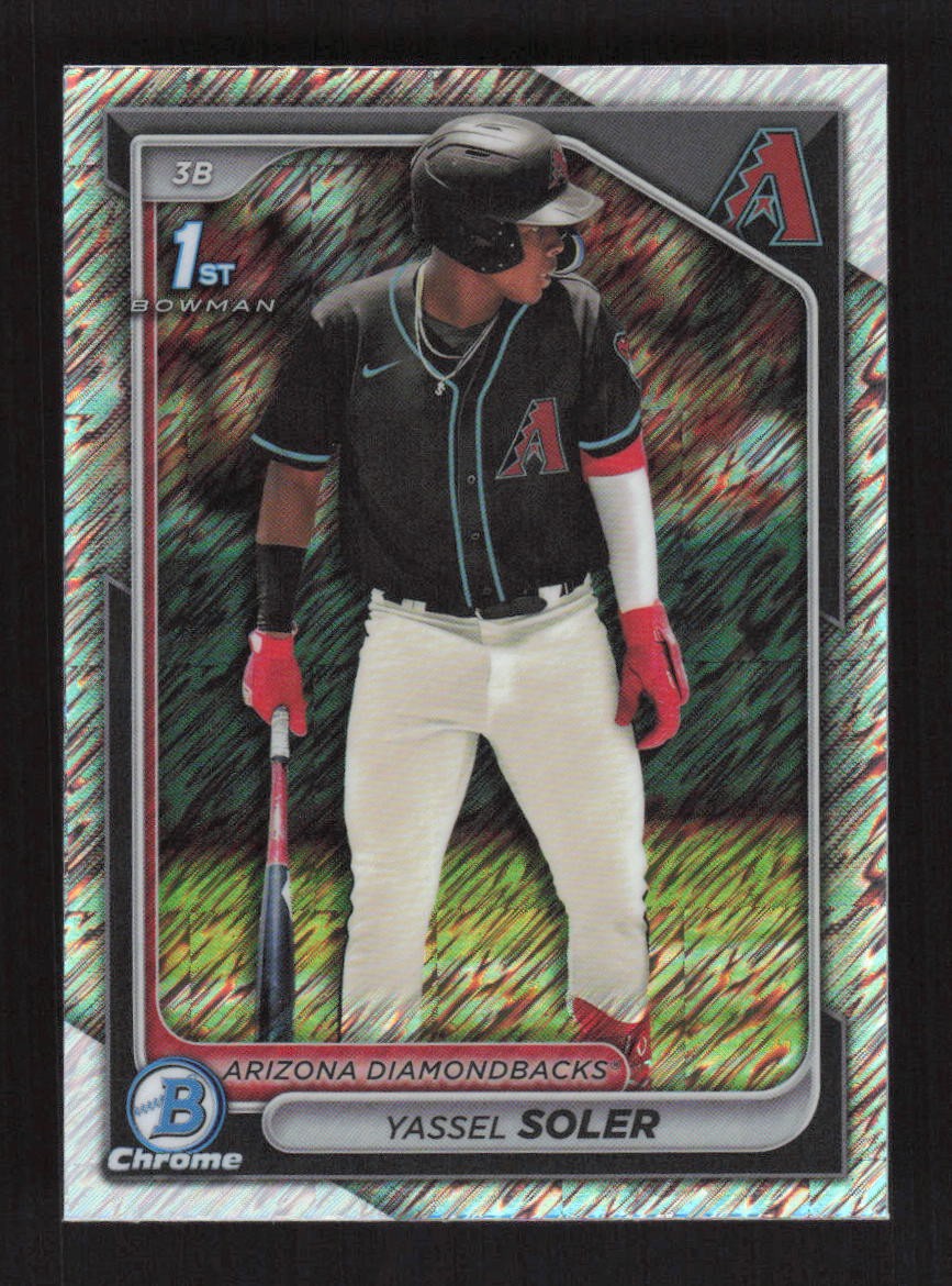 Yassel Soler 2024 Bowman Chrome - Prospects Shimmer Refractors #BCP-174