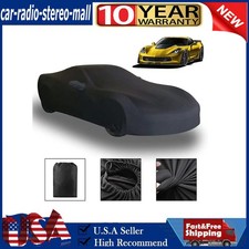 For C5 C6 C7 C8 Chevy Corvette Satin Stretch Indoor Outdoor Car Cover Waterproof For C5 C6 C7 C8 Chevy Corvette Satin Stretch Indoor Outdoor Car Cover Waterproof