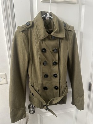 Sage Green Women's Jacket DIVIDED by H&M Size 38 Medium Long Sleeve