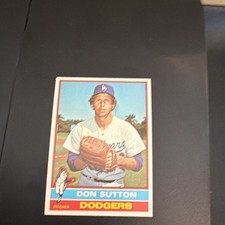 Topps 1976 #530 Don Sutton Los Angeles Dodgers Baseball Card MLB